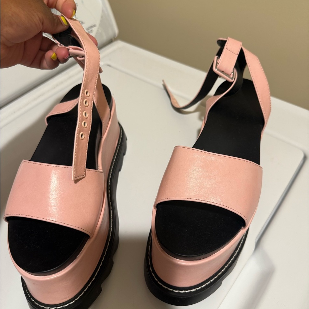 Pink Platform Sandals
